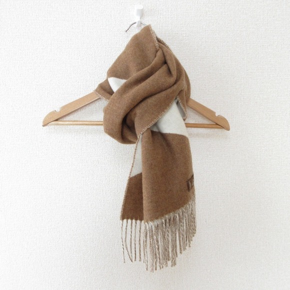 HERMES Brown Scarf - Picture 3 of 6